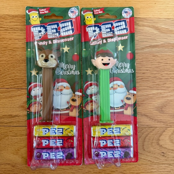 PEZ Reindeer and PEZ ELF New in Package - Picture 1 of 6
